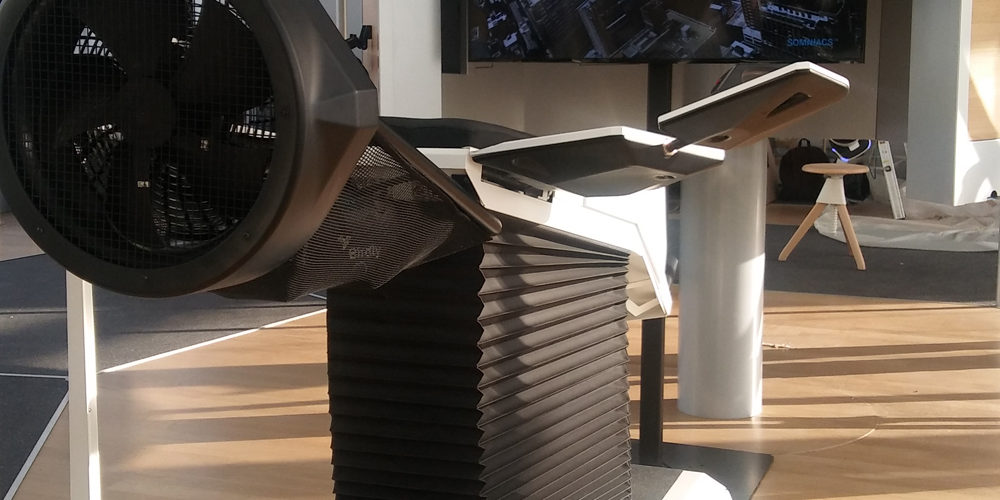 MK2 VR espace de réalité virtuelle - VIDEMUS fournisseur de WATCHOUT et MEDIALON - Birdly