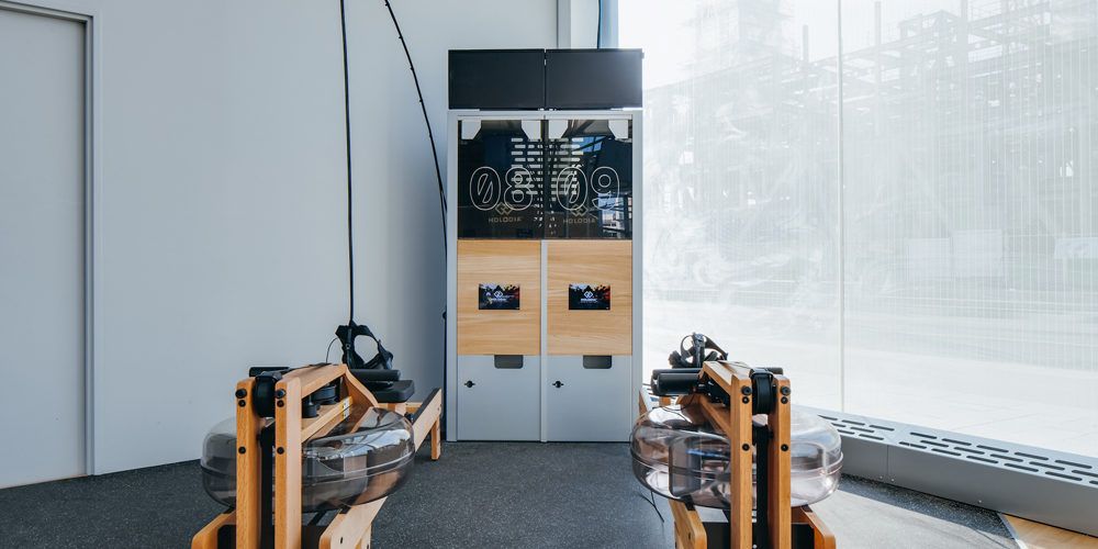 MK2 VR espace de réalité virtuelle - VIDEMUS fournisseur de WATCHOUT et MEDIALON - ramer en VR