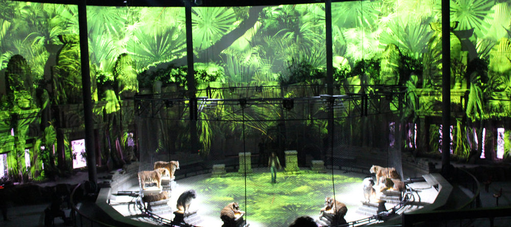 TigerWorld-Zoo-Amneville-VIDEMUS-video-mapping-decor-spectacle-dressage-WATCHOUT