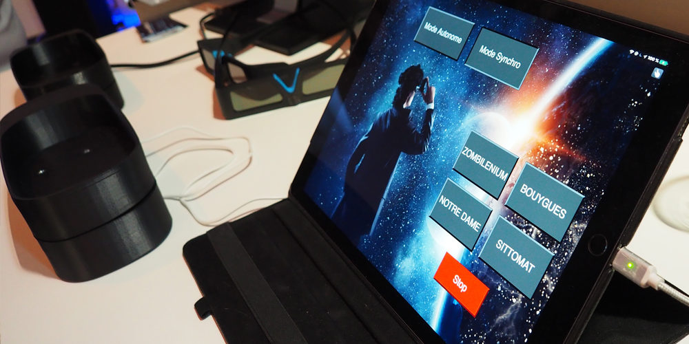 Interface de contrôle des casques VR